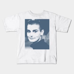 Sinead O'Connor Blue Vintage Kids T-Shirt